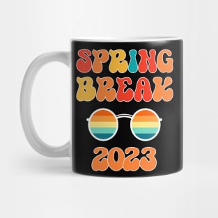 Groovy Spring Break 2023 School Family Beach Vacations Mug